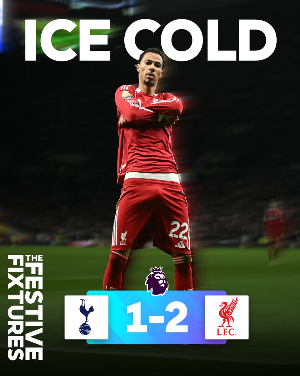 Liverpool keep marching 🥶

#TOTLIV | #LFC