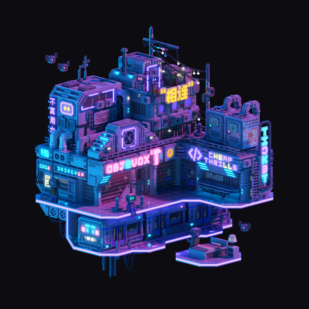 bkvoxel's tweet image. art not made with ai