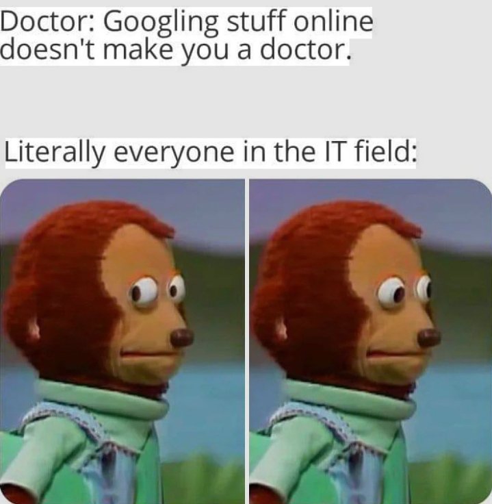 fidexcode's tweet image. In our case, if you can't google, you are not a programmer