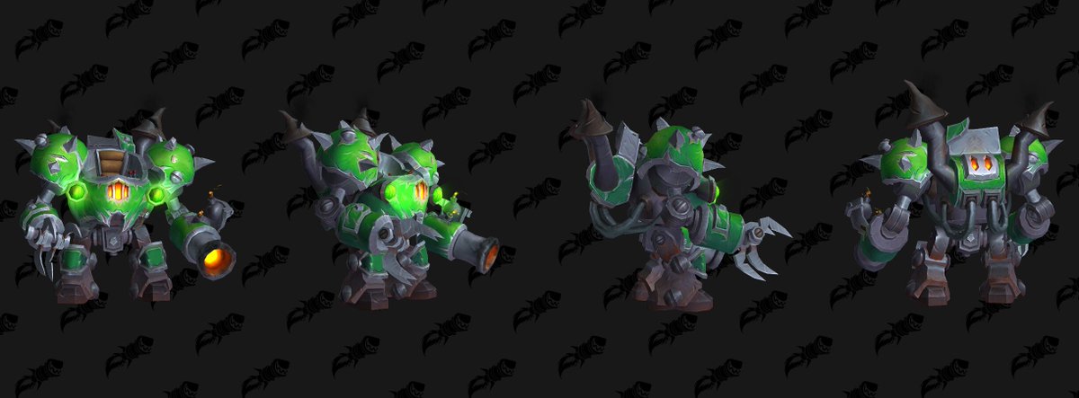 Wowhead's tweet image. Welcome to day one of our special Twelve Days of Mounts series, 2025 edition! We're doing a series of highlights on remarkable or easy-to-collect mounts added in 2025, starting this year with the Personalized Goblin S.C.R.A.P.per!

#warcraft #warwithin

wowhead.com/news/personali…