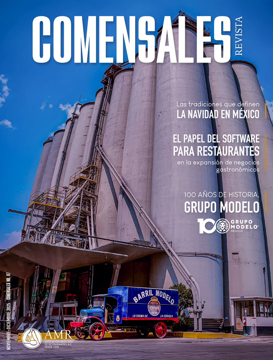 Ya está disponible la #RevistaComensales edición No. 87 NOVIEMBRE-DICIEMBRE 2025.

CONSULTA AQUÍ 
👉🏼 drive.google.com/file/d/1snSxYl…

Consulta éste y todos los números en la página oficial de la AMR amr.org.mx 👨🏻‍💻

#AMRinforma #SomosAMR #Comensales87