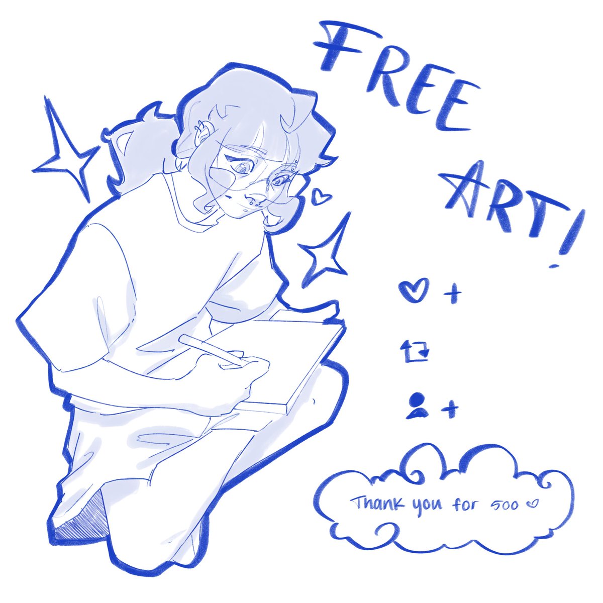 micho_png's tweet image. THANK YOU EVERYONE FOR 500 !!!

I really wanted to make something as a thank you so please drop your OC/a character that you like and i will sketch them  &amp;lt;3

♡ and ↻ are very appreciated

#sketchart #artmoots #ArtistOnTwitter #oc #originalcharacterart #freedraw