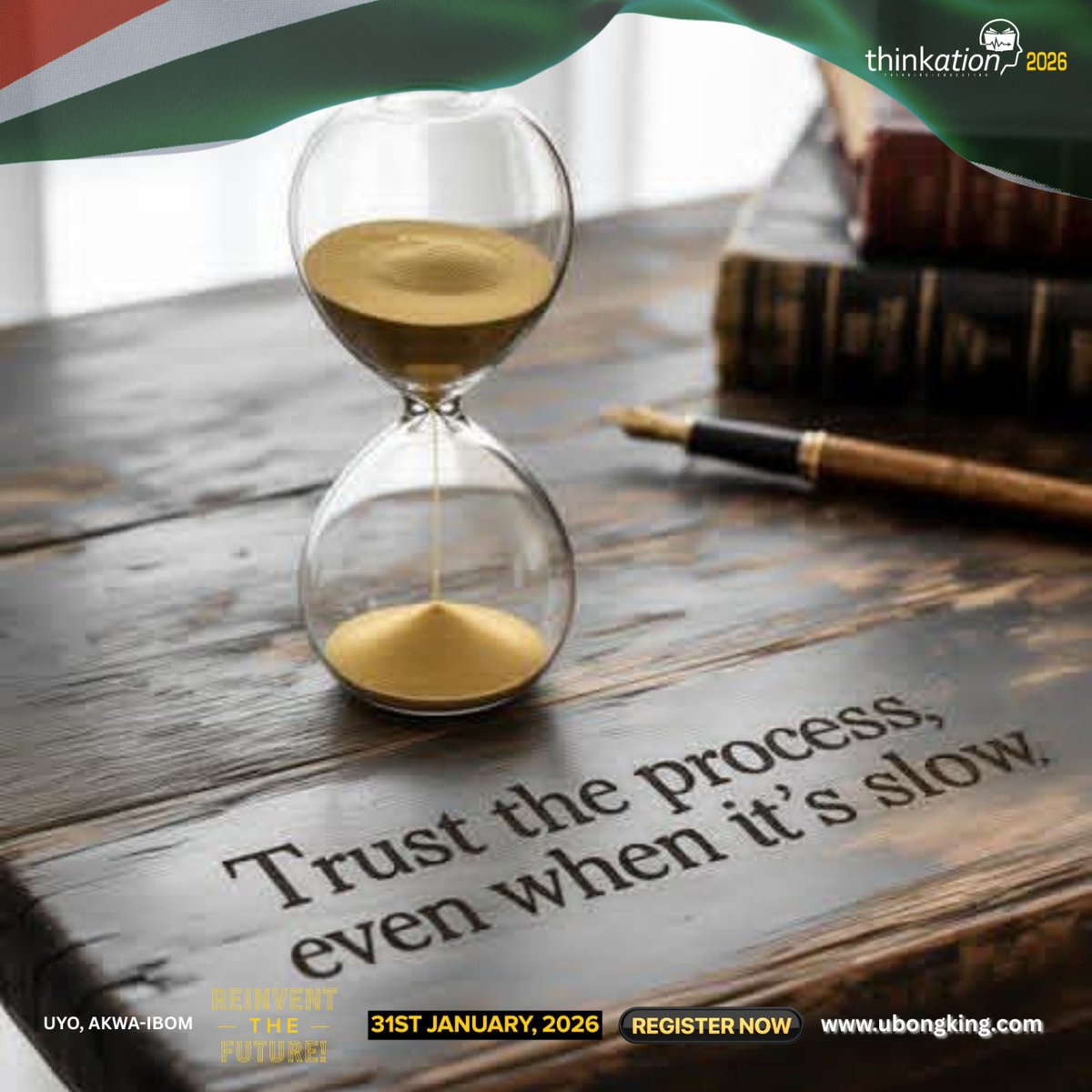 ThinkationUKF's tweet image. Growth doesn’t always shout, sometimes it works quietly. 

Trust the process. Every step, every lesson, every season is shaping you.

At Thinkation 2026, we’re reminding you: becoming takes time, and that’s okay. 

Stay the course. Your growth is working.