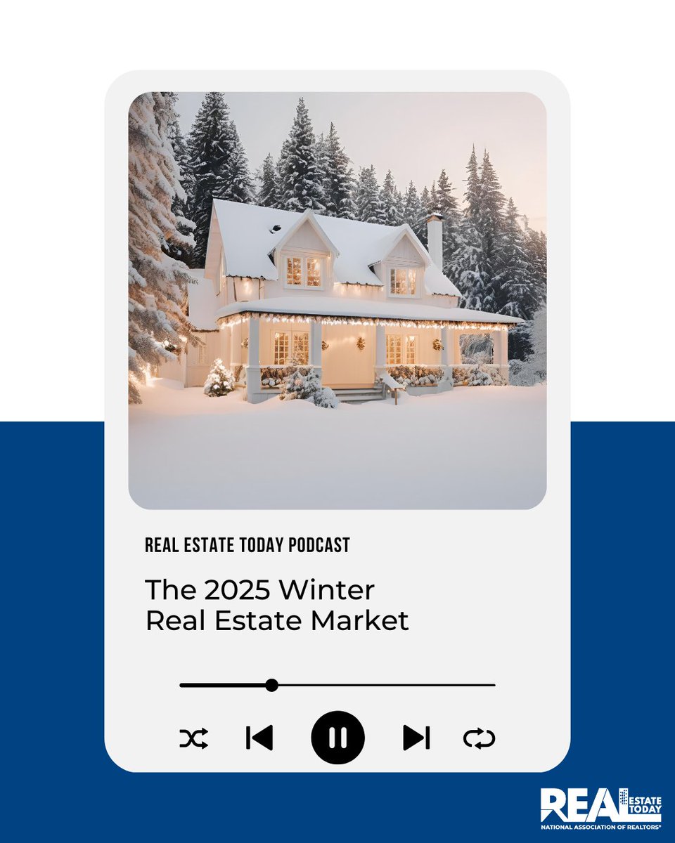 🏠❄️ On this week’s Real Estate Today, we share why buying in winter could work to your advantage, explore why first-time buyers make up the smallest share on record, and highlight where opportunities exist. Plus, discover tips to save on a mortgage.
nar.realtor/real-estate-to…