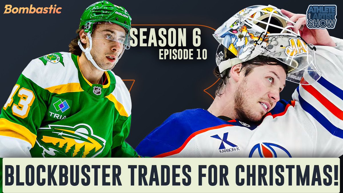 AthleteArtistPC's tweet image. On this week's episode we cover the two MASSIVE trades in the NHL involving Quinn Hughes, and Tristan Jarry. As well as Connor Bedard's Shoulder Injury, Celebrini Catching McDavid and Nate, and more!

Presented by @Bombastic_com 

linktr.ee/athleteartist?…

#Podcast #HockeyTalk