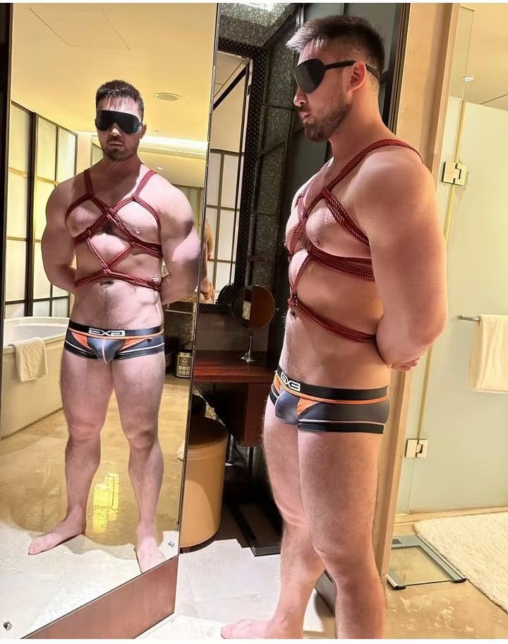 汉成帝刘骜说：宁愿醉倒温柔乡，不慕武帝白云乡。刘骜把赵合德的乳房称作温柔乡。而这些肌肉男的胸肌就是我的温柔乡。肌肉男胸肌上面出的汗，就像奶茶🧋上面的芝士奶盖一样香甜