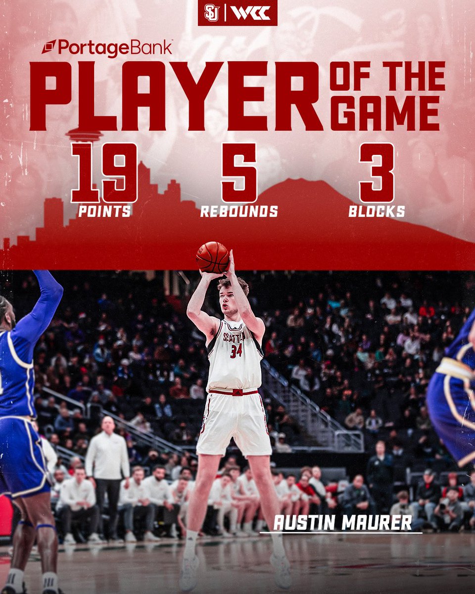 seattleumbb's tweet image. Give the man his flowers 💐 

A career night vs UW for sophomore Austin Maurer