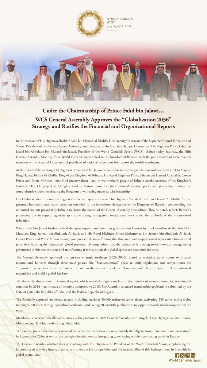 World Camelids Sport tweet media