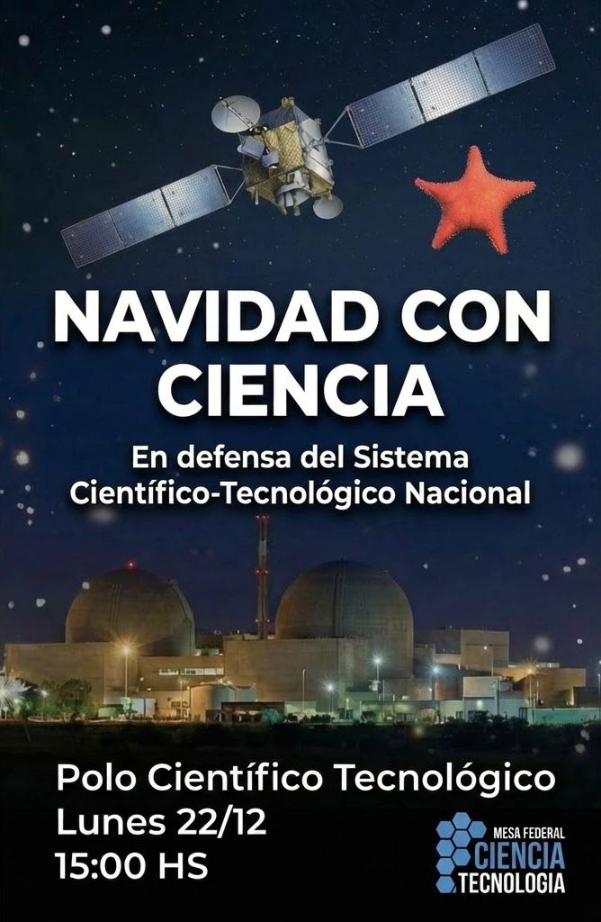 👉  El gobierno de #MileiEstafador persiste en el desinfanciamiento y la destrucción del sistema científico y tecnológico. 

🔊 El próximo 22 de diciembre decile NO al #cientificidio. Marcha al Polo Tecnológico y en todo el país. #CienciaEnPeligro