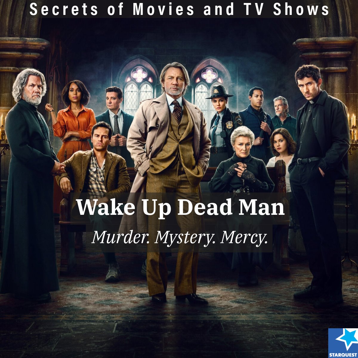 sqpn's tweet image. What if the detective doesn’t believe—but still acts with mercy?
Wake Up Dead Man challenges our view of justice and grace through murder, confession, and the heart of the Church.  starquest.fm/SCR180 #CatholicCinema #KnivesOut