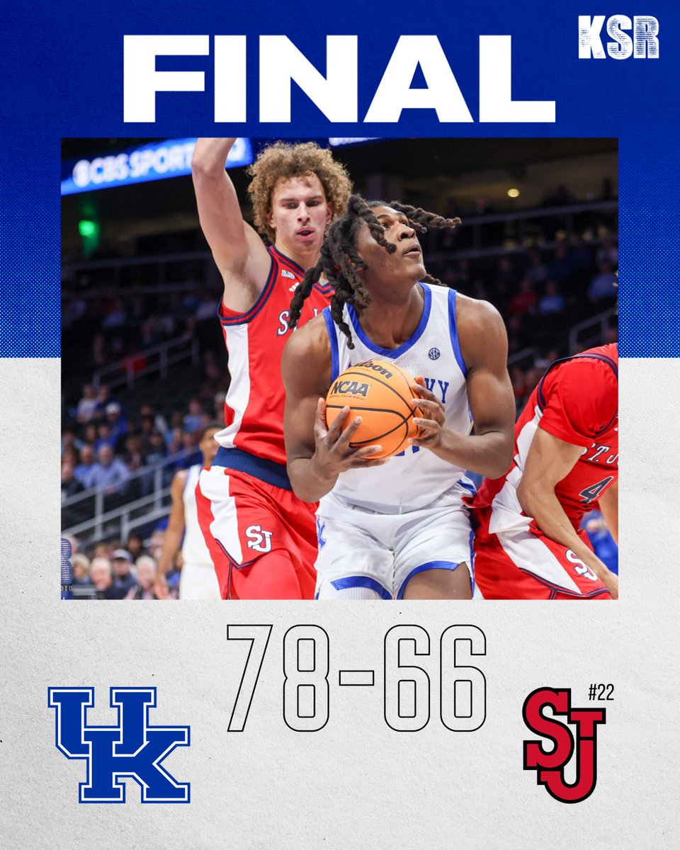 KSRonX's tweet image. Jayden Quaintance debuts and Kentucky gets a top-25 win in Catlanta.

on3.com/teams/kentucky…