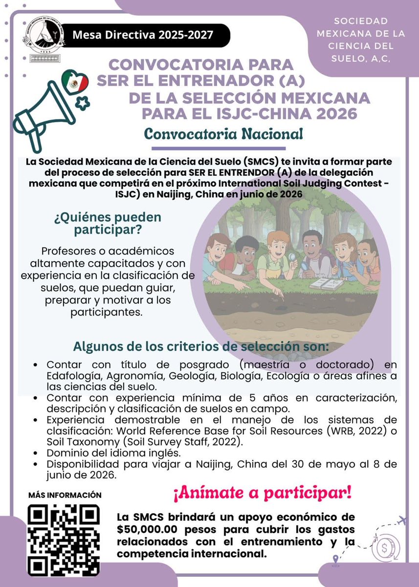 Sociedad Mexicana de la Ciencia del Suelo tweet media