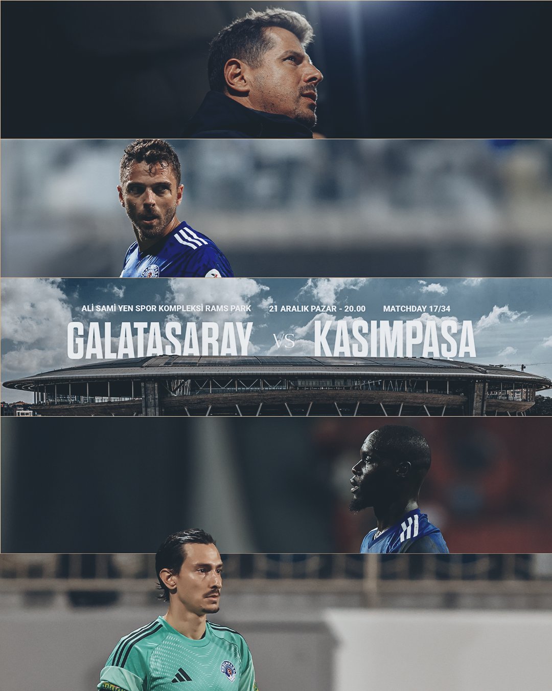 Galatasaray-Kasımpaşa | SÜPER LİG CANLI MAÇ ANLATIMI