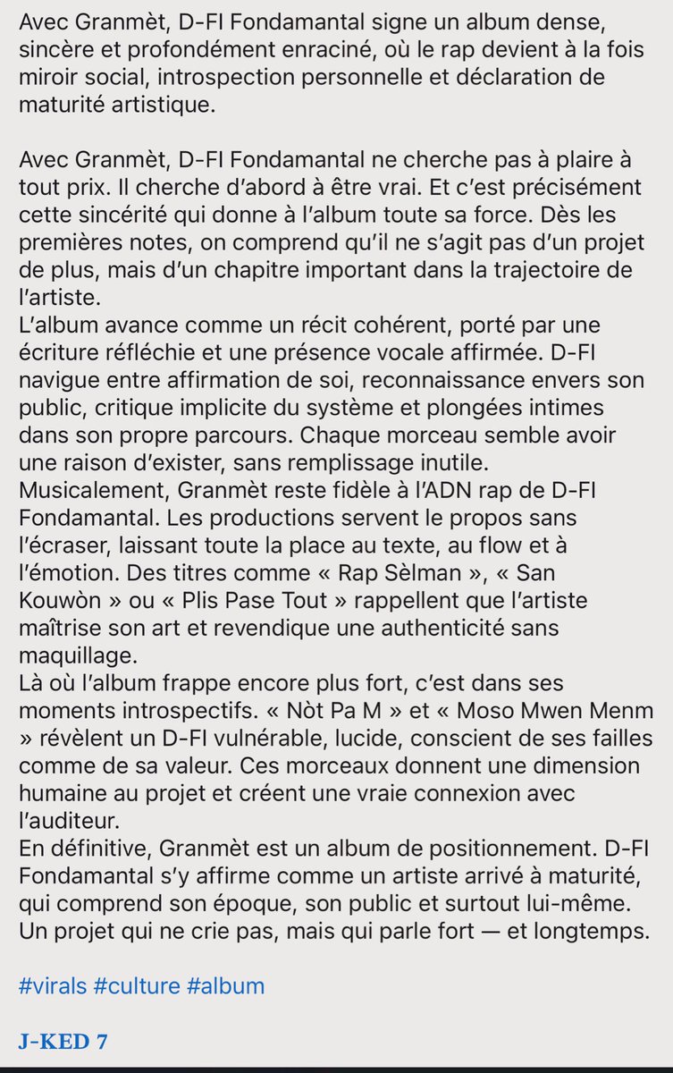 Rap Sa Fini Sou Jounal, Nou te kòmanse l Sou tèt on Bout Mi 🙌🏽

#PiGwoLirisisLa