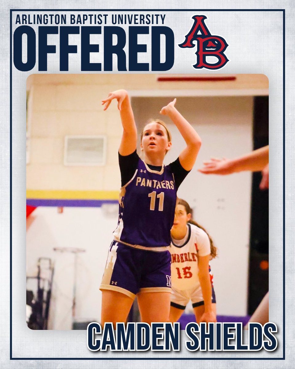 So excited to receive an offer from <a href="/ABU_WBB/">Arlington Baptist University Women’s Basketball</a>! Thank you so much <a href="/CoachSRoach/">Skye Roach</a> !

<a href="/EliteArnold/">Arnold Elite Est.2017 & Lady Arnold Elite Est.2018</a> <a href="/KevinWill2124/">Kevin Williams</a> <a href="/Coach_Israel12/">Nick Israel</a>