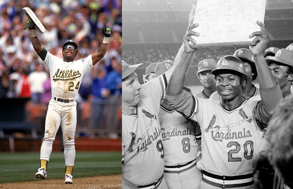 AugieNash's tweet photo. #OYD 2024 - Rickey Henderson died at the age of 65 in San Francisco, CA.
Rickey Henderson and Lou Brock were two of the most dynamic players to play Major League Baseball.
⚾️ Henderson joined the league in Brock's final season (1979) and would become a feared leadoff man - combining power and speed.
⚾️ No one scored more runs in MLB history than Henderson, who would end his career with 2295 to overtake Ty Cobb's 2245.
⚾️ Lou Brock stole 118 bases as a 35-year-old to break Maury Wills' record.
⚾️ Henderson and Brock are the only members of the 3000 hit/900 stolen base club.
