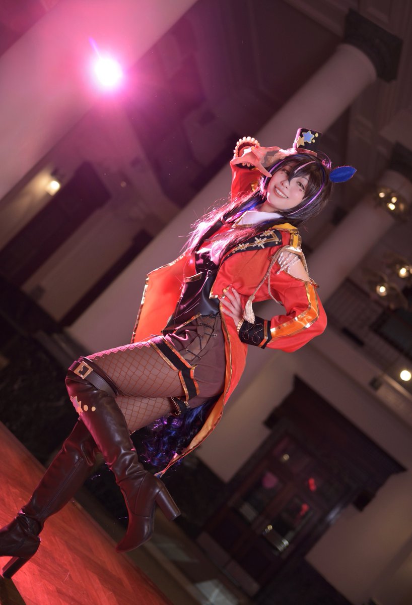 hissinikaiteru's tweet image. cosplay ダイタクヘリオス
シャルウィってこー☆

photo しなの様
umamusume