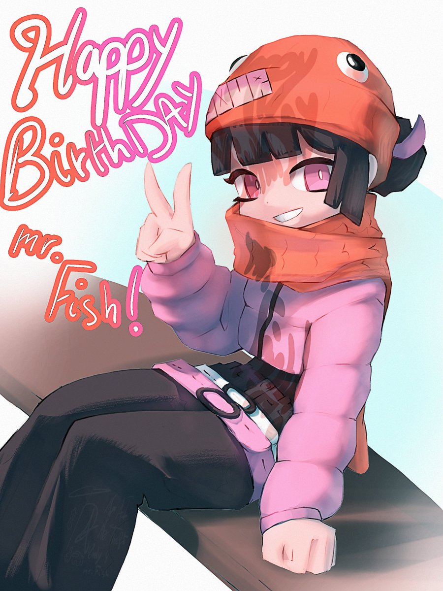 happyページ say happy birthday to @MrFish399 !! #bwaarts