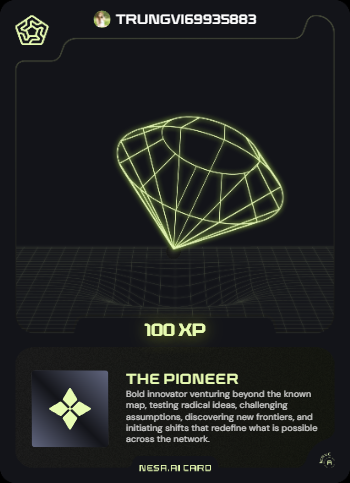 Look at the Nesa Card I got