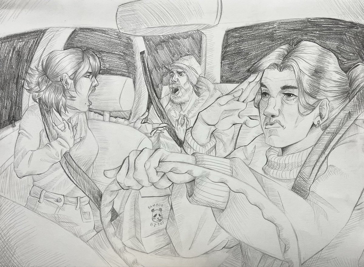 My love for car rides 

#illustration #artist #oc