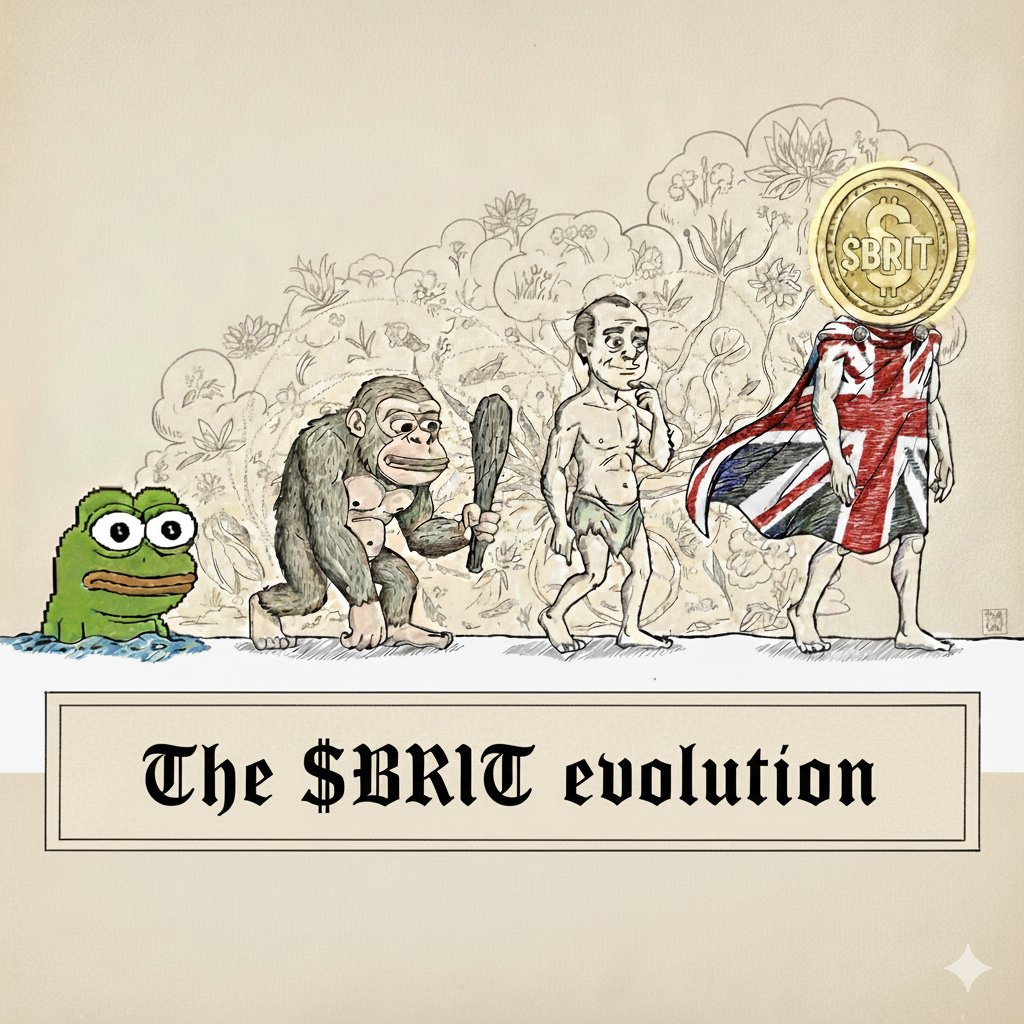 Copycats follow the hype.

$BRIT sets its own pace.

Charts tell the story: leaders make moves, not noise.