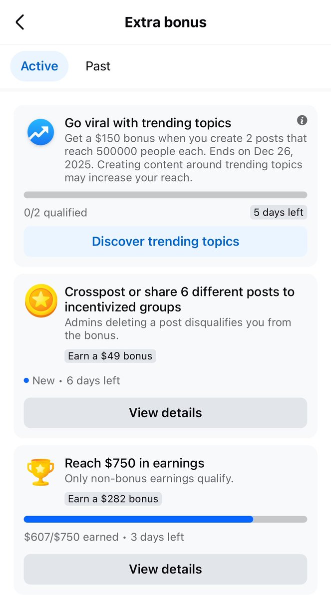 BotUpNext1's tweet image. One thing about Facebook they gonna always give you Bonuses for completing certain tasks 💪🏾.