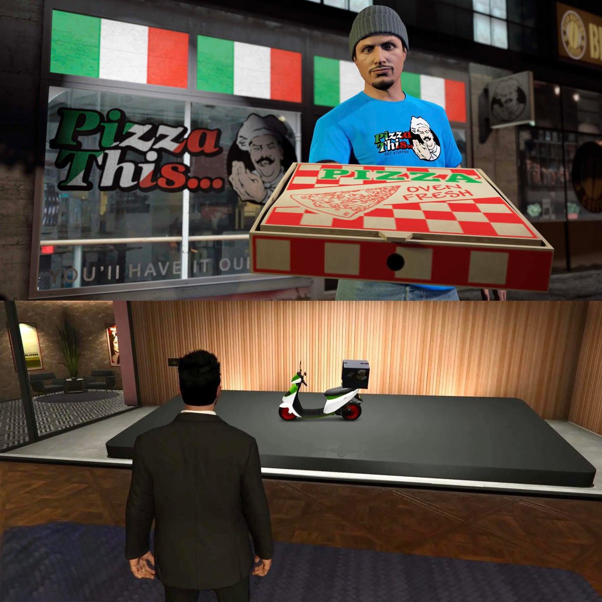 solminingpunk's tweet photo. It takes 5,750 pizza deliveries to afford a mansion in GTA Online @RockstarGames https://t.co/cwVosGRgmY