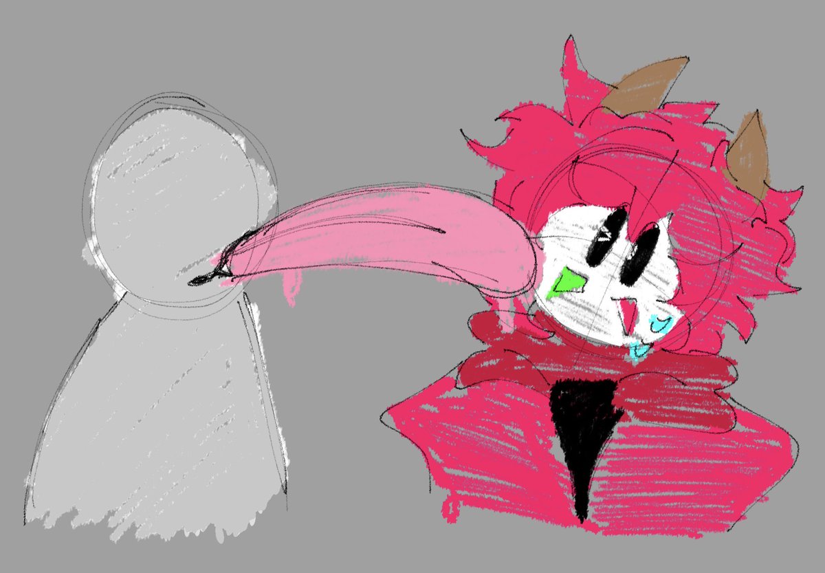 "Licks you" 

-> thanks
 grimetracks.straw.page