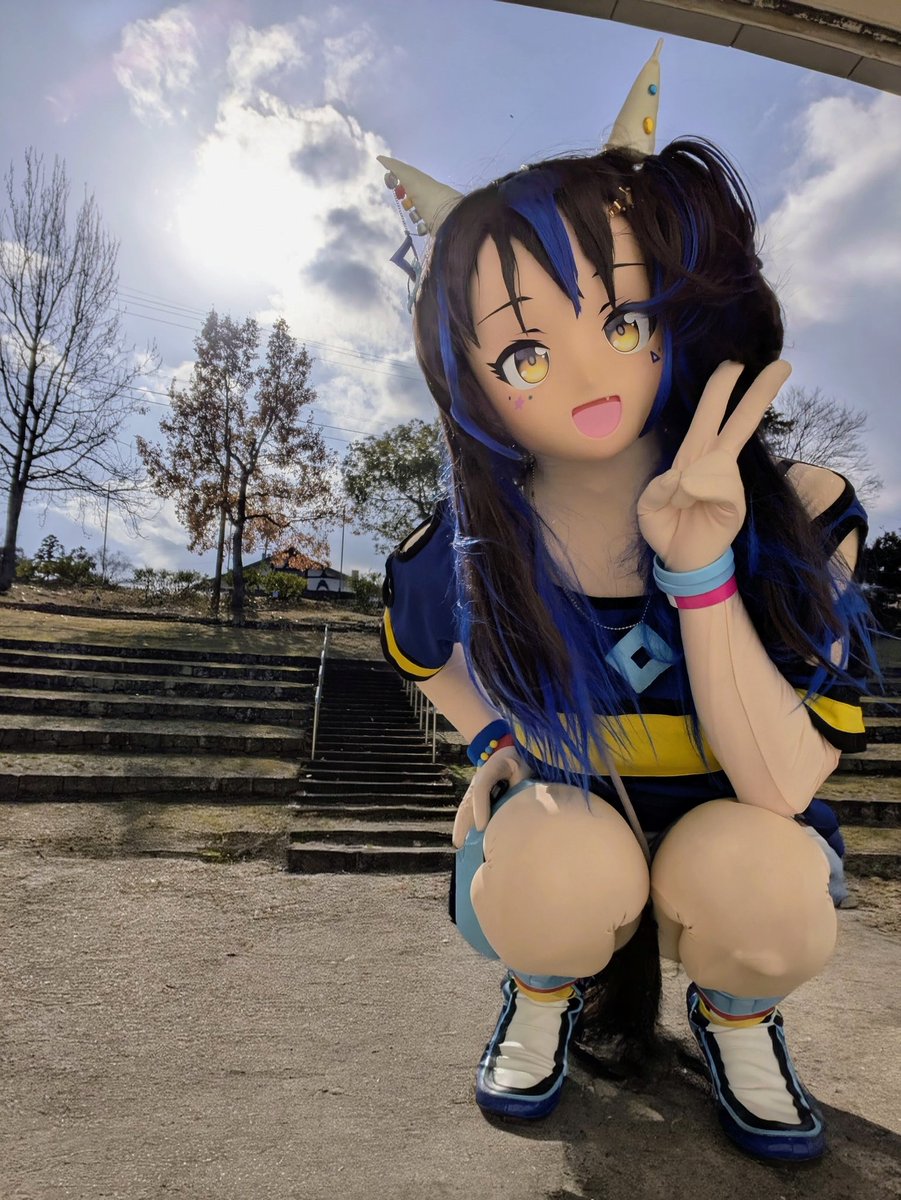 IN19760407's tweet photo. ＃369os　＃ダイタクヘリオス　＃ウマ娘
おはようございます✌️ https://t.co/MpZXZbLAaa