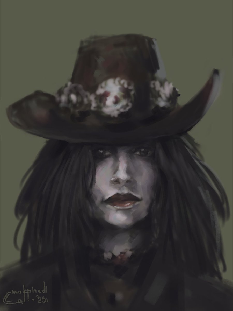 Drawing gothic women until Crytek adds Lilith profile avatar to Hunt: Showdown

Day 8 - Lilith (No time, going out for the whole day edition)