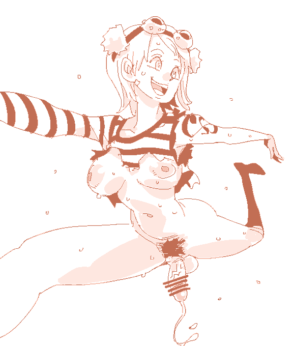 ドンドットット♪
ドンドットット♪
解放(開放?)の戦士ボンちゃん
昨夜描いたヤツのリベンジ。
おちんぽ付けた。 