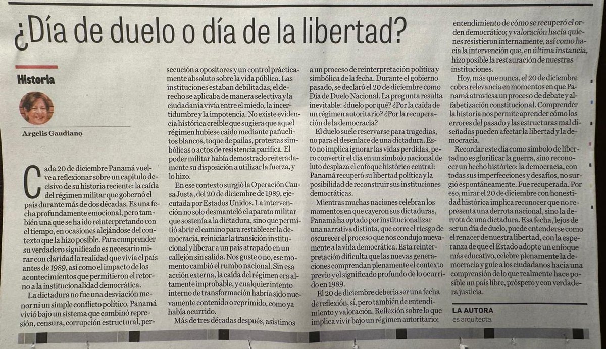 luis_pinedo_'s tweet photo. Duelo y en su momento una libertad que llegó a la mala

Mi pregunta es 

La vida de los miles de panameños muertos, valió la pena 

La corrupción sigue igual o peor https://t.co/E8EyVAZuvG