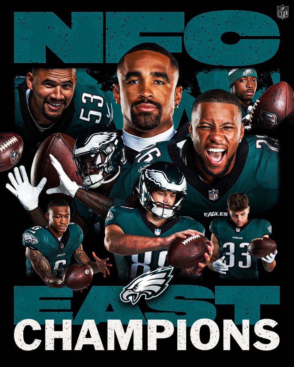 The @Eagles are the first back-to-back NFC East champs in 21 years 🦅

#ForTheCelly @budlight htt...