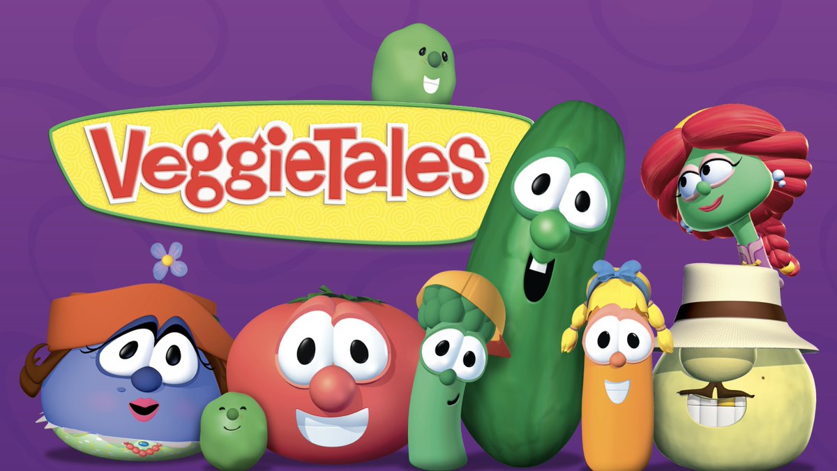 PopBase's tweet image. ‘VeggieTales’ premiered 32 years ago today.
