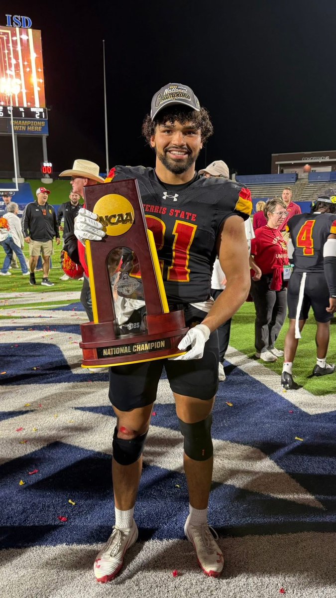 Congrats to our guy <a href="/timothy76643978/">timothy allen</a> for another incredible season!  It’s been a wild ride watching your success at <a href="/FerrisFootball/">Ferris St. Football</a> and we are so proud of your accomplishments!