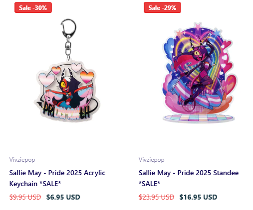 crocketbox's tweet image. guts i think i might like sallie may from helluva boss