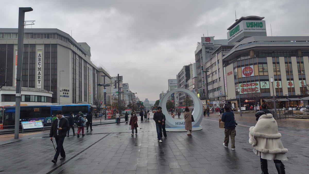 tropicalapple's tweet image. 【朗報】姫路駅北口からの絶景