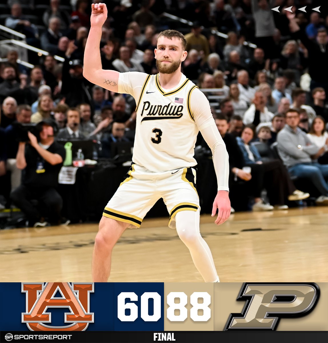 BOILERS WIN!!! Purdue dominates Auburn to improve to 11-1!!