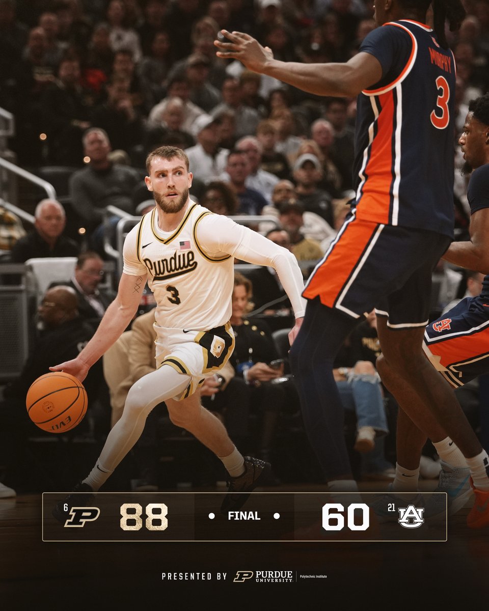 BoilerBall's tweet image. 💥💥💥 FINAL 💥💥💥

Boilers smack #21 Auburn in Indy Classic. 

✔️: TKR - 18 pts, 6 rebs
✔️: Smith - 11 points, 14 asts, 5 rebs, 3 stls
✔️: Cox - 14 pts (4 3 ptrs)
✔️: Harris - 12 pts, 4 rebs (4 3-ptrs)