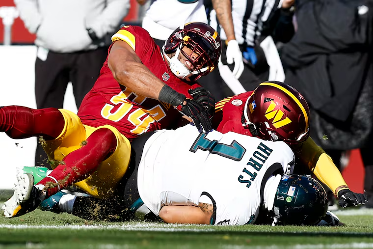 With their win today at WAS, the PHILADELPHIA <a href="/Eagles/">Philadelphia Eagles</a> have clinched the NFC East division title and will be at least a #3 seed if TB beats CAR this week.

This is the first repeat division winner in the NFC East since the @eagles won in 2001-2004.

This PHI win also eliminates