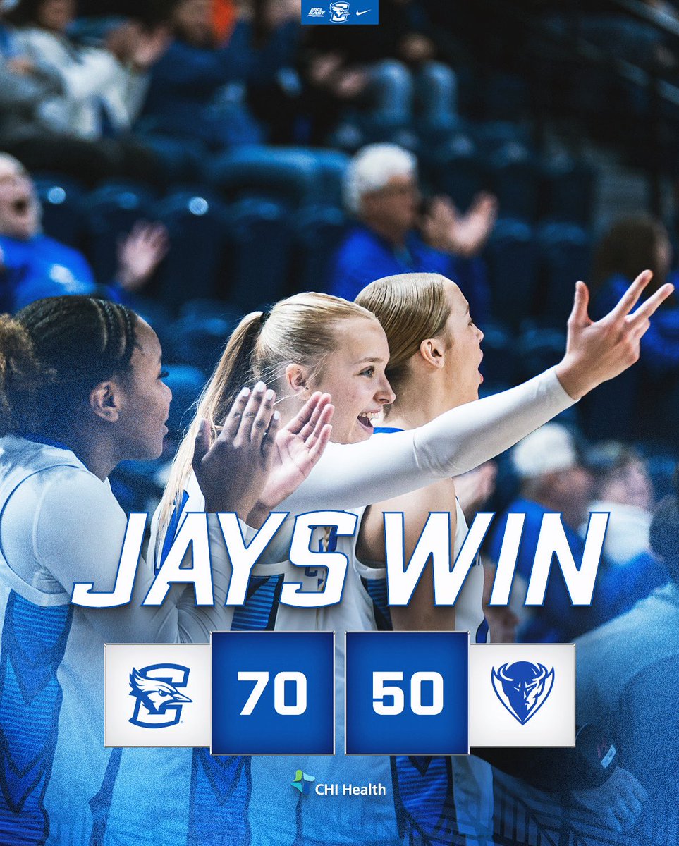 CreightonWBB's tweet photo. It’s a great day to be a Jay 🤩

#GoJays https://t.co/MRjPUHzIxq