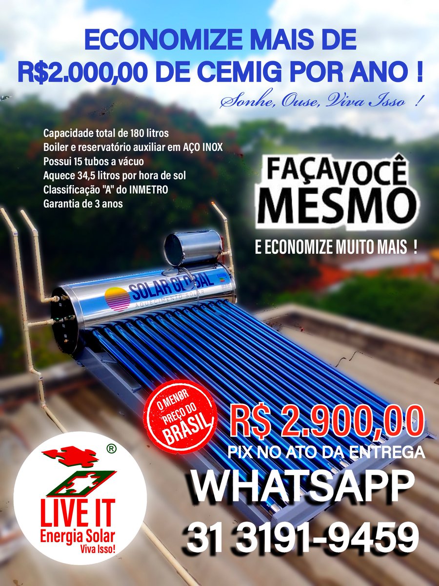 James_brasil's tweet photo. ECONOMIZE MAIS DE R$ 2.000,00 DE CEMIG POR ANO https://t.co/kNoApgZczN