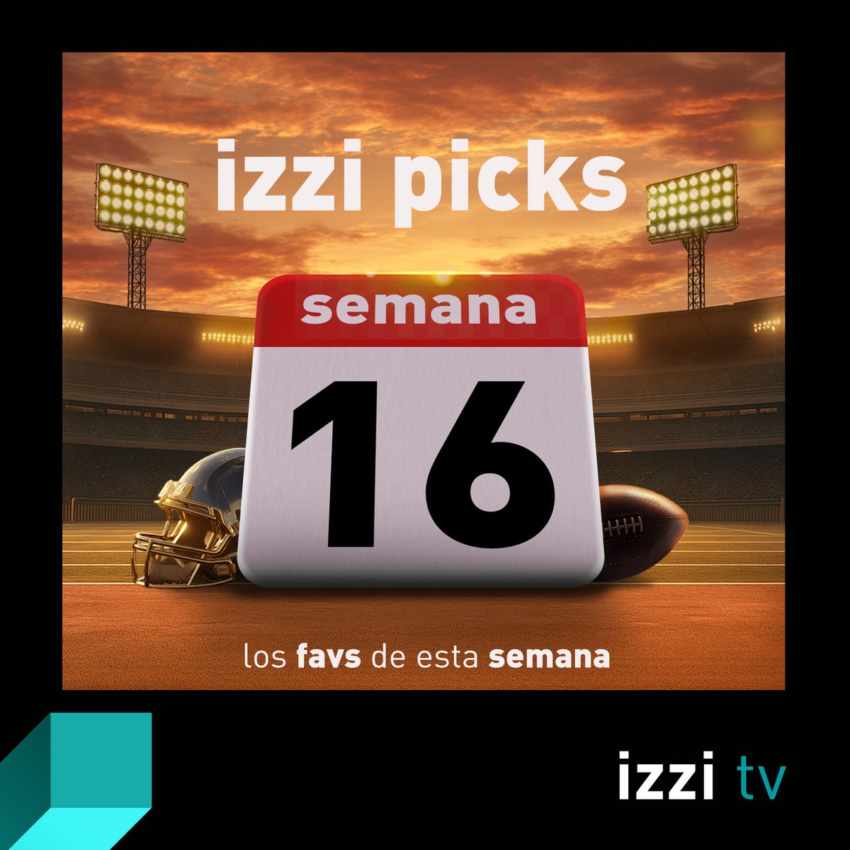 izzi_mx's tweet photo. Imperdibles las jugadas de la #NFL porque vamos hacia los play offs. 🤩🏈​

¡Tu pre a la semana 16 está en #izzitv con los #izziPicks!📊​

#LaNFLsevivemejorenizzi #NFL https://t.co/gDbSrP7sc8