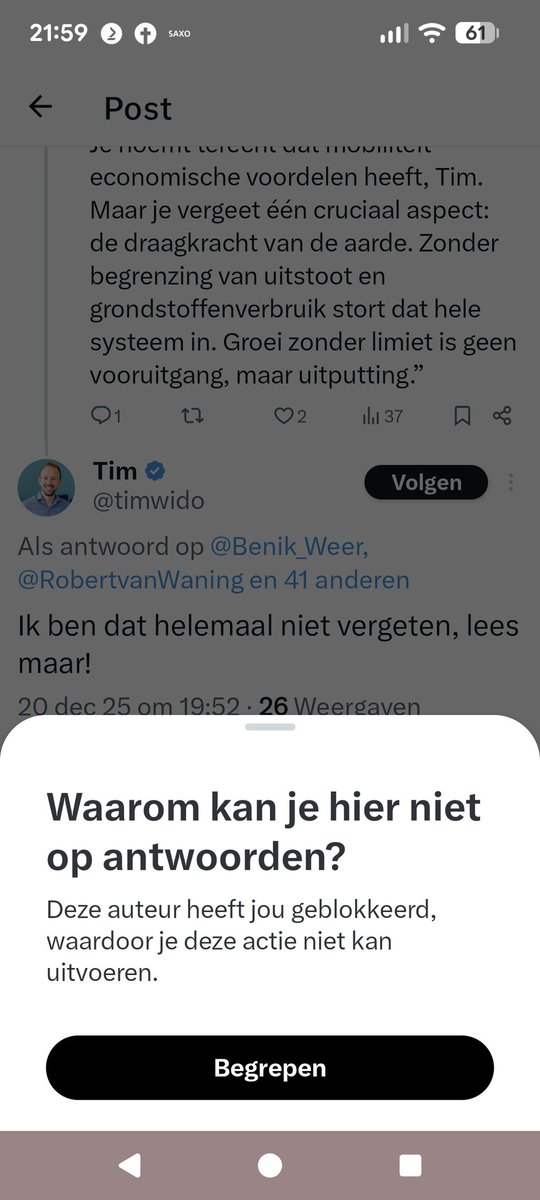 Als verduurzaming alleen mogelijk is door fossiele groei, dan is het geen verduurzaming maar uitstel van transitie. Echte verandering begint bij  erkennen dat sommige vormen van mobiliteit niet schaalbaar zijn binnen grenzen van leefbare aarde had ik nog willen zeggen maar ja