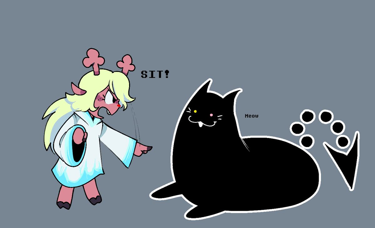 Noelle and her cat
#DELTARUNE
