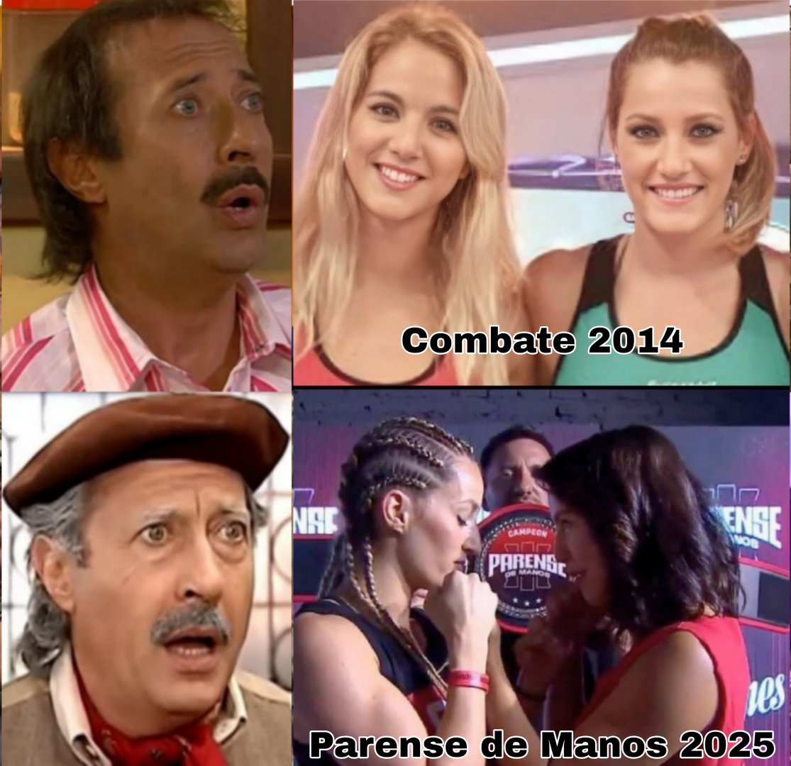 Flor Vigna vs Mica Viciconte. Que rápido pasan los años #ParenseDeManos