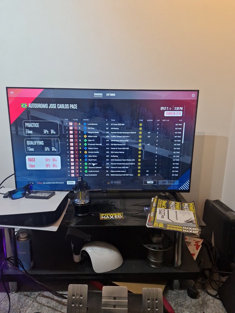 WMD_Ross14's tweet photo. @MSportgames Are you aware of this glitch where it doesn't allow you to drive and says you have no vehicle in game on a race that I have signed up to ? https://t.co/2XLs58LgTd