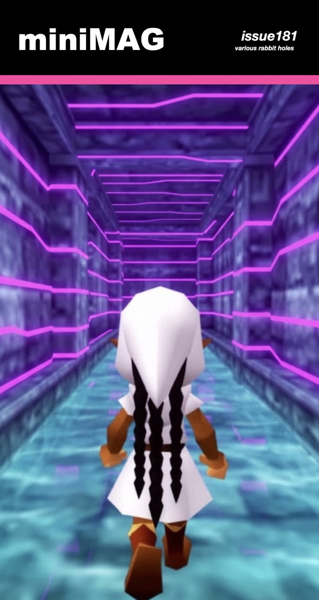 miniMAG_lit's tweet image. various rabbit holes
issue181
featuring @emily_sipiora, @Kushalpoe, and @HuinaZ85292 
open.substack.com/pub/minimag/p/…