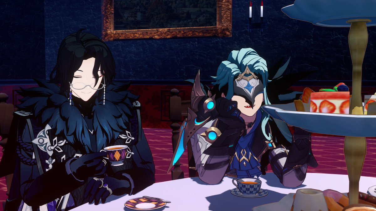 Dentelle_exe's tweet photo. [ Tea Party ☕️ ] 

Who needs invitations when you can have a tea party with yourselves and your lover ? 🪙🧪

#dottolone #dottore #pantalone #zandik #webttore https://t.co/H5SNPsozzu