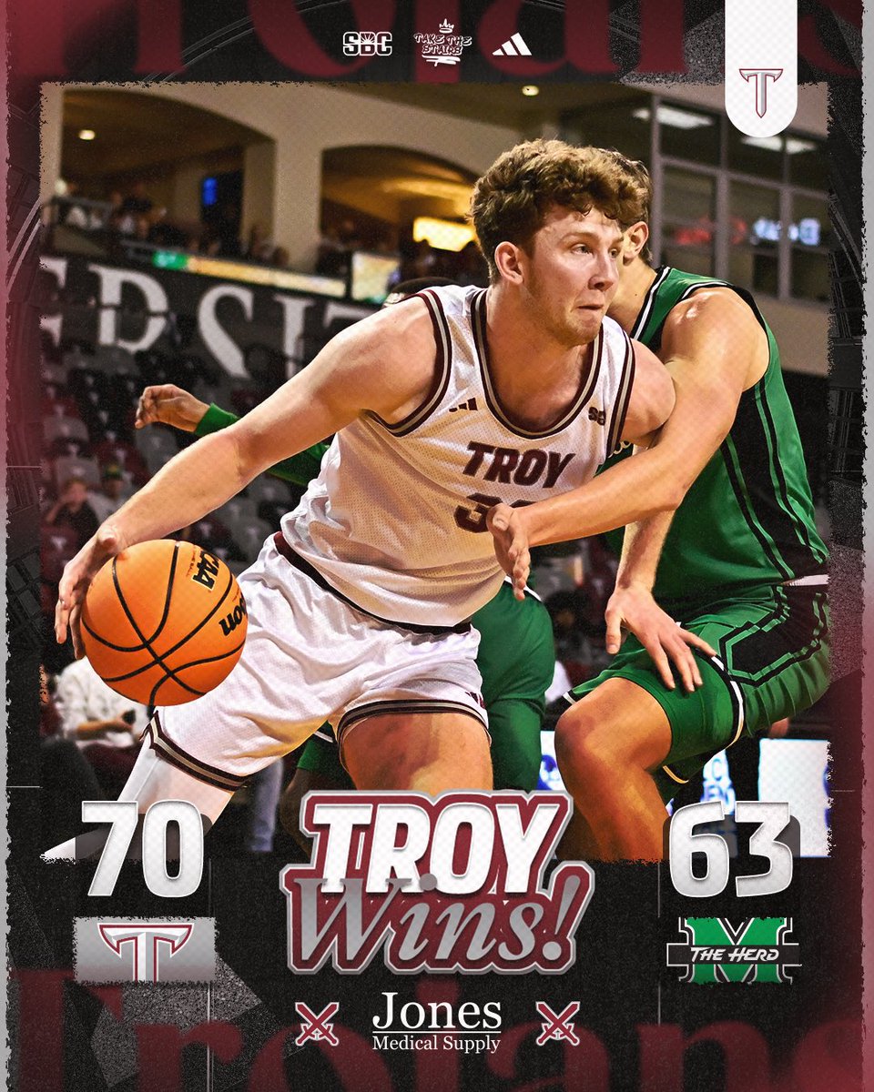 TroyTrojansMBB's tweet image. Unwrapped a DUB 🎁😤

#TakeTheStairs | #OneTROY ⚔️🏀
